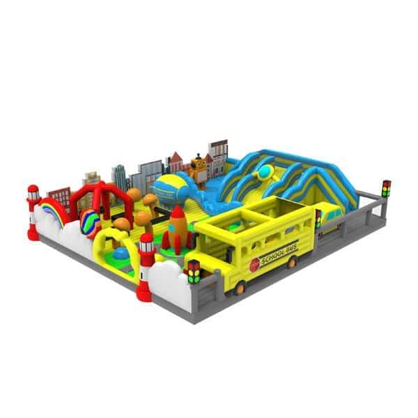 Aufblasbarer Park Kids Party mieten bei Happy Fun