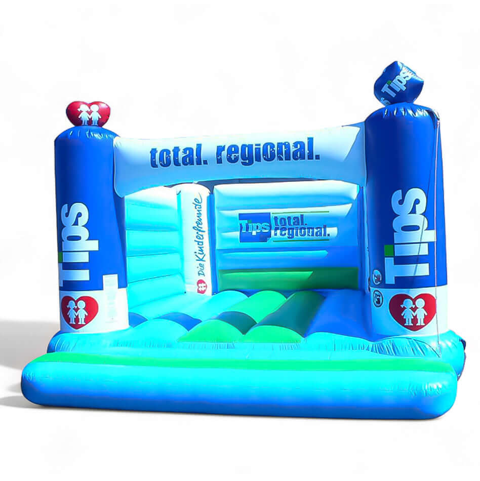 Hüpfburg Kinderfreunde Linz total regional mieten bei Happy Fun
