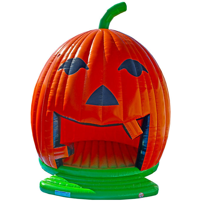 Hüpfburg Sonderanfertigung Halloween Kürbis XXL mieten bei Happy Fun