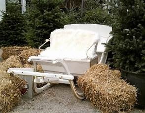Pferdeschlitten, Schlitten, Weihnachten, Schnee, Rentier, Rentierschlitten, Weihnachtsmann