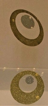 70er Jahre, Disco, Studio 54, Deckenhänger Dekoration, Gold – 2