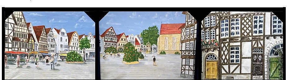 Düsseldorf Altstadt - Kulisse, Panorama, Stadt, Fachwerk – 2