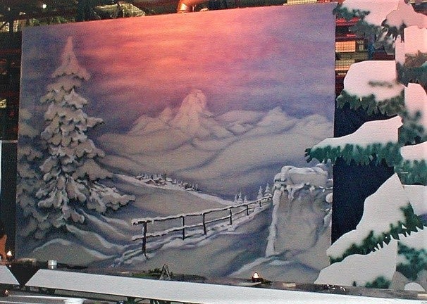 Weihnachten - Kulisse, Alpenland, Weihnachten, Schnee, Schneelandschaft