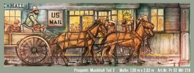 Musikhall Kulisse, Western, Amerika, USA – 2