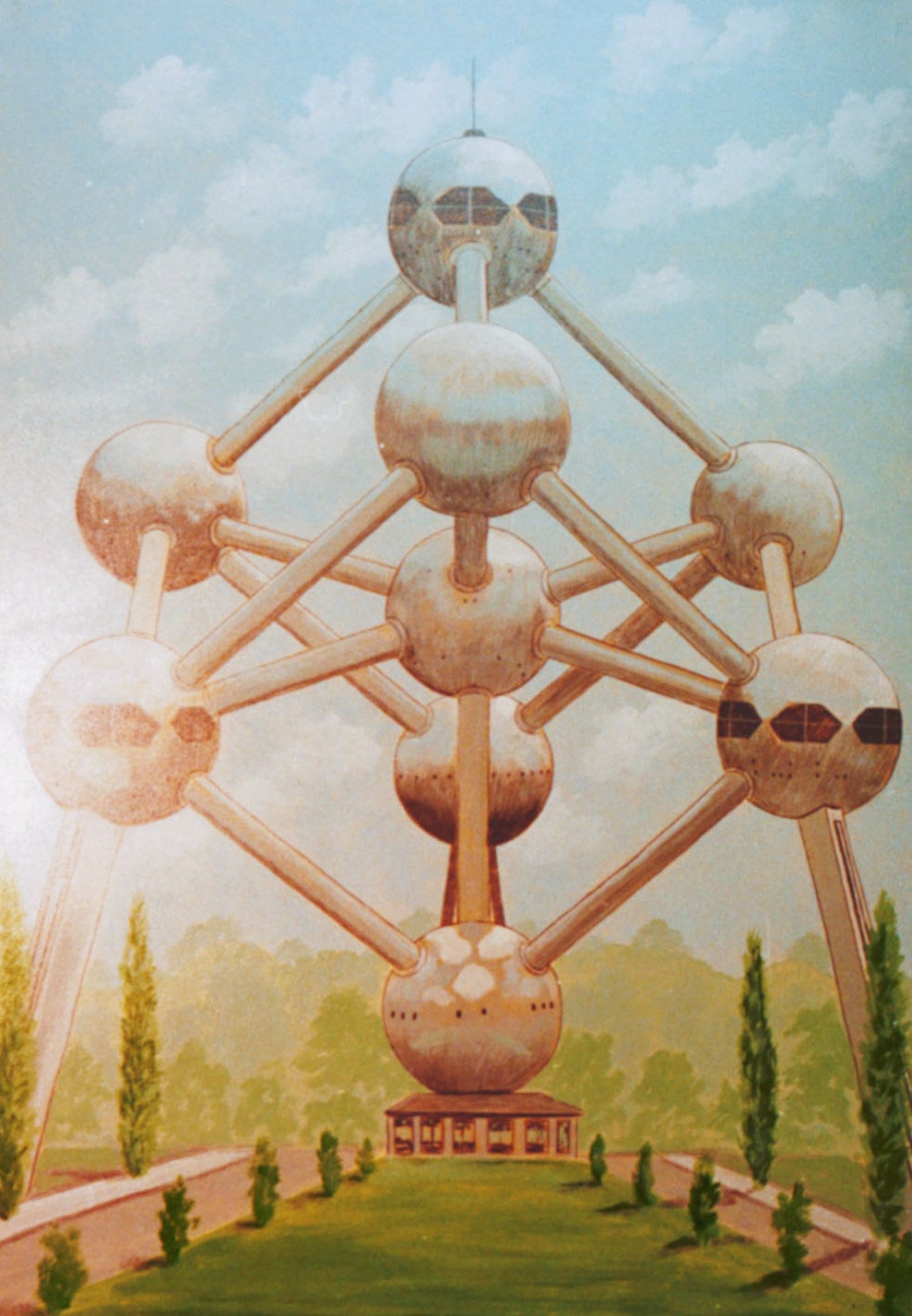 Atomium - Belgien - Kulisse