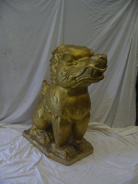 Tempelwächter Figur, Japan, China, Torwächter, Drachenhund, Eingang – 2