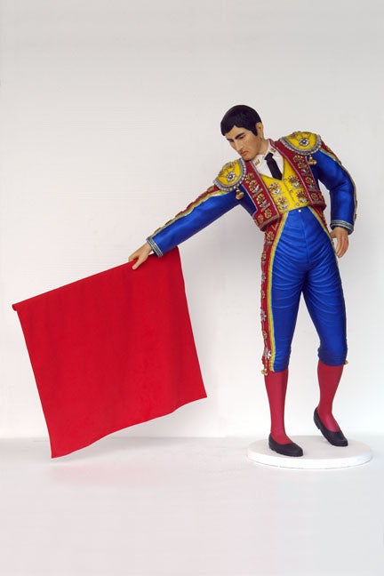 Spanischer Torero Figur, Stierkampf, Stier, Arenakampf, Spanien