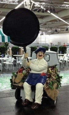 Dreirad APE. Marktwagen, Fahrzeug, Auto, Markt, Marktstand, Dreirad, Italien – 4