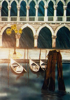 Venedig Kulisse, Venzianisch, Italien, Kanal, Boot