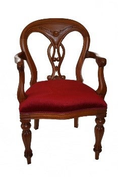 Barock Stuhl, Sitz, Samtstuhl, Sessel – 2