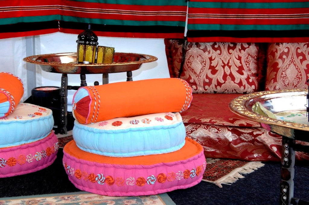Orientalische Sitzkissen, Kissen, Orient, Berberzelt