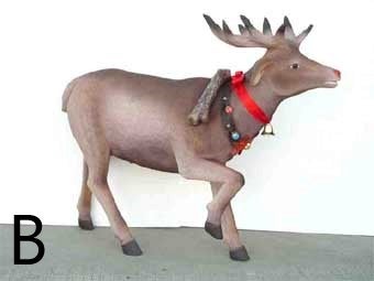 Rentier Figur, Weihnachten, Tier, Nordpol, Weihnachtsmann, Wildtier – 3