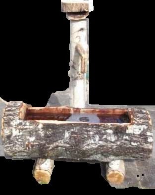 Brunnen, Dorfbrunnen, Holzbrunnen, Tränke, Alpen, Berge, Bauernhof – 2