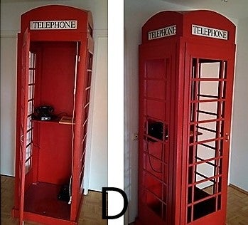 England Telefonzelle, Telefonkabine, London, Münztelefon, Telefon – 4