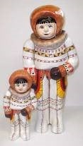 Eskimo Figuren, Nordpol, Polar, Iglu