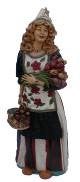 Niederländerin Figur, Blumenmädchen, Blumen, Tulpen