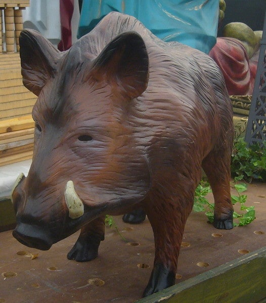 Wildschwein Figur, Wild, Keiler, Waldtier, Wildtier, Tierfigur, Tier