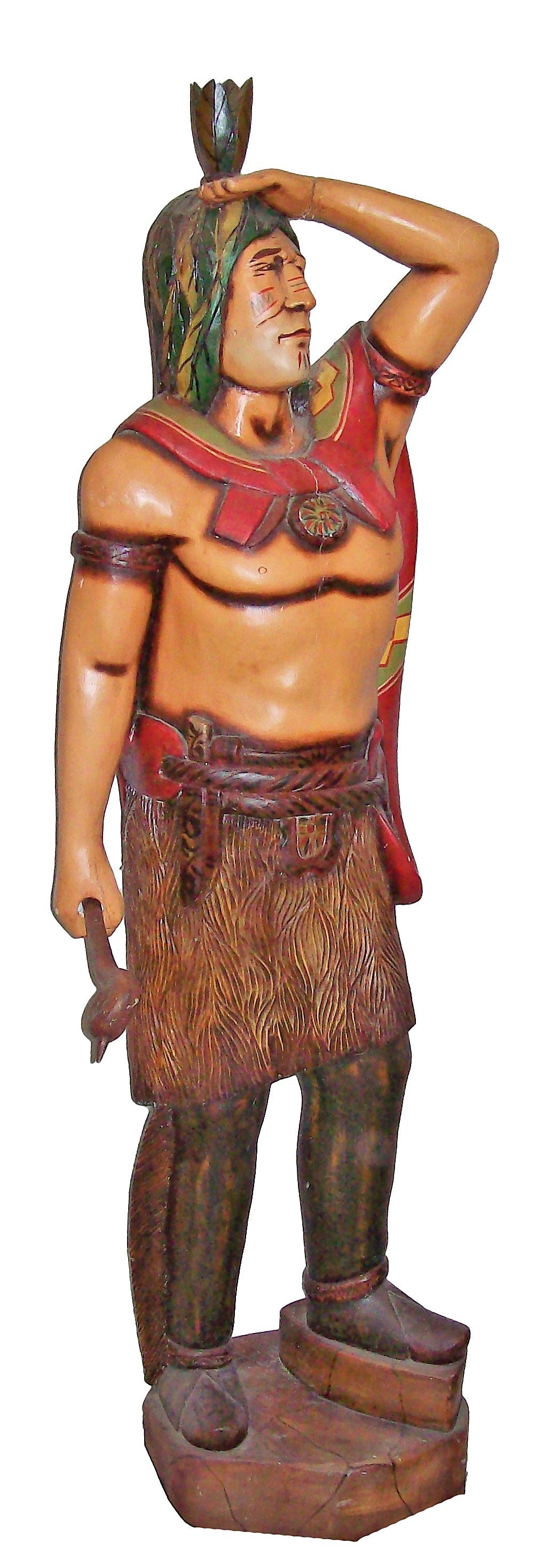 Indianer - Figur, Holz, Western, Wüste, Ureinwohner – 2