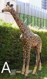 Giraffen Figur, Giraffe, Tier, Wildtier, Tierfigur, Afrika, Savanne