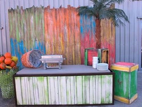 Marktstände, Markt, Marktstand, Buffetstand, brasilianisch/karibisch – 3