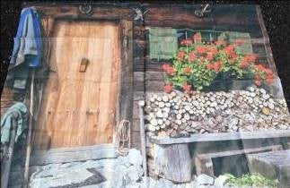 Almhütte Kulisse
