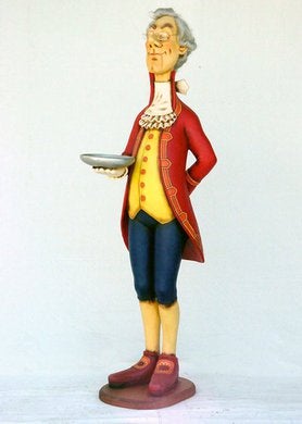 Englischer Butler Figur, England, London, Diener – 2