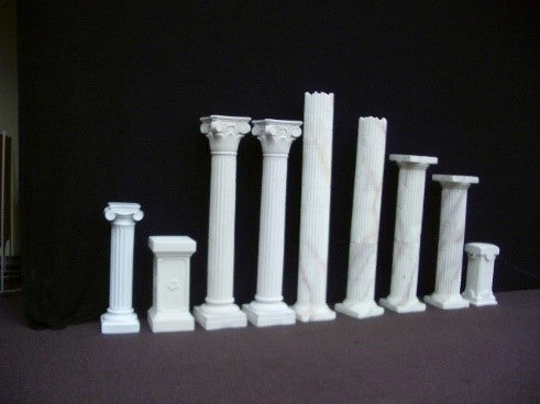 Griechische Säulen, Säulenstumpf, Stumpf, Säule, Tempel