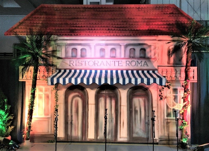 Restaurant - Kulisse, Italien, Hausfront, Hausfassade, 2D – 3