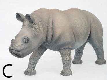 Nashorn Figur, Nashornbaby, Tier, Wildtier, Jungtier, Afrika, Savanne – 3