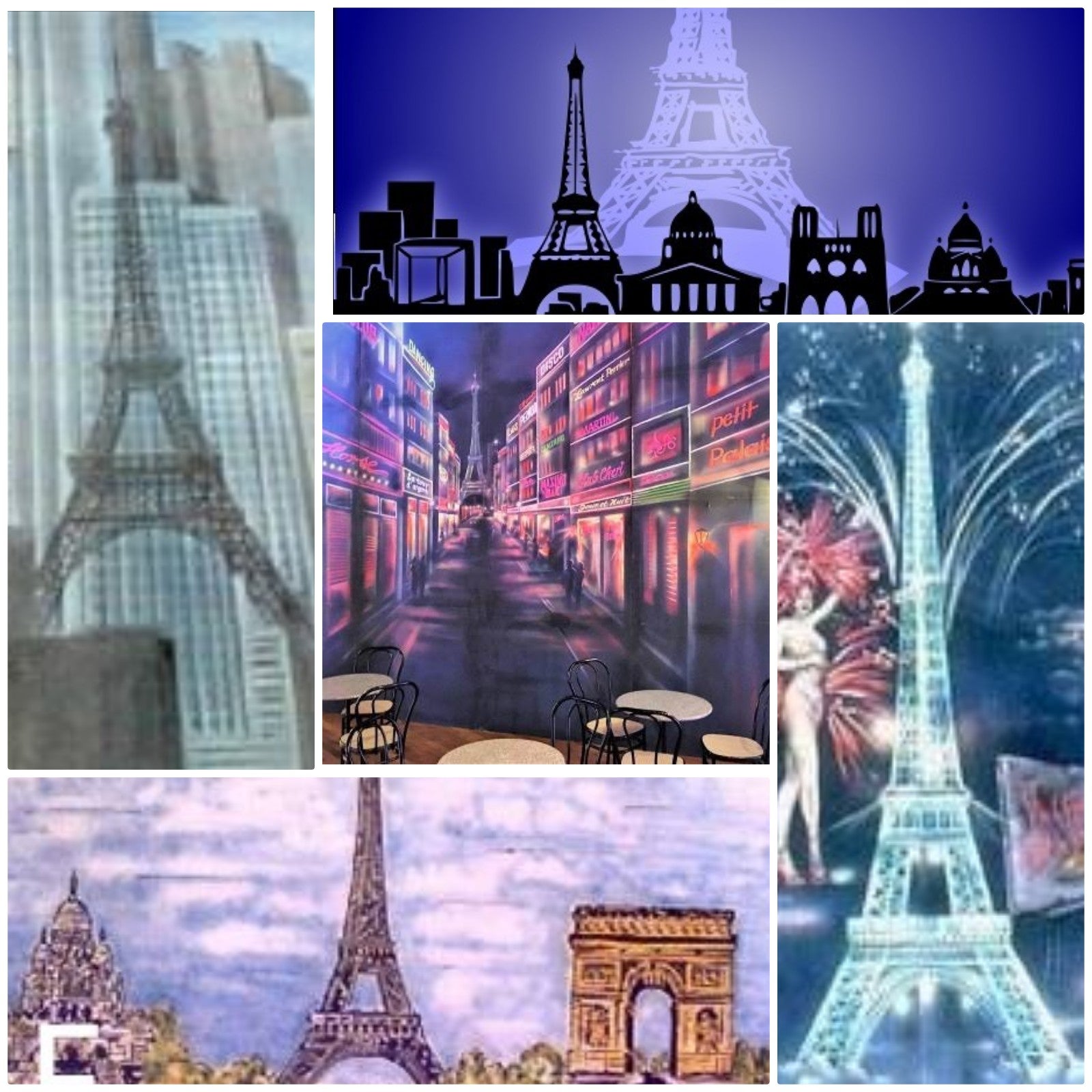 Eiffelturm Kulisse - verschiedene Motive, Paris, Frankreich, Stadt der Liebe