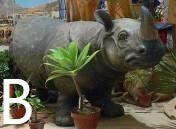 Nashorn Figur, Nashornbaby, Tier, Wildtier, Jungtier, Afrika, Savanne – 2