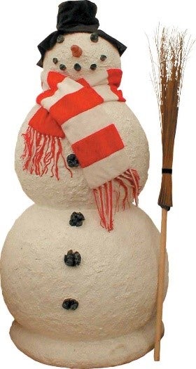 Schneemann Figur, Schnee, Weihnachten, Eis, Weihnachtsfiguren – 3