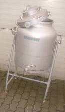 Milch Transportbehälter, Milchkanne, Kuh, Bauernhof, Bauer