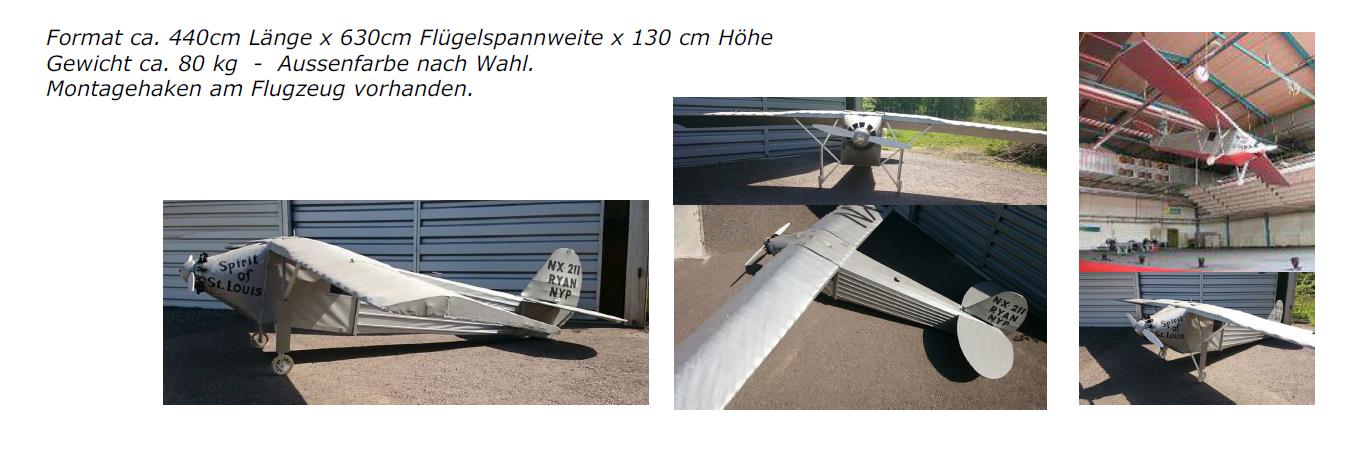 Flugzeug Spirit of Louis, Flieger, Propeller – 2