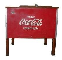 Coca Cola Kühltruhe, Kühlbox, Kühlschrank, Mobil, Antik – 2