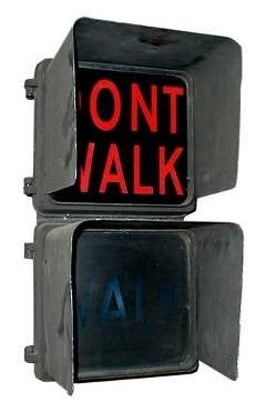 Amerika Ampelanlage, Original, Ampel, USA – 2
