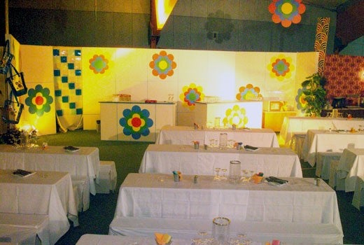 70er Jahre Blumen Lounge - Kulisse – 2