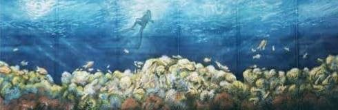 Korallenriff Kulisse, Unterwasser, Meer, Tauchen, Taucher – 2