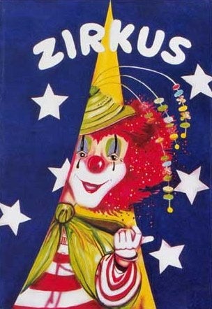 Clown - Zirkus - Kulisse