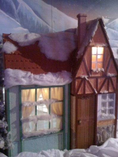 Märchenhafte Weihnachtsstadt, Weihnachten, Schnee, Haus, Hauskulisse Hausfassade – 4