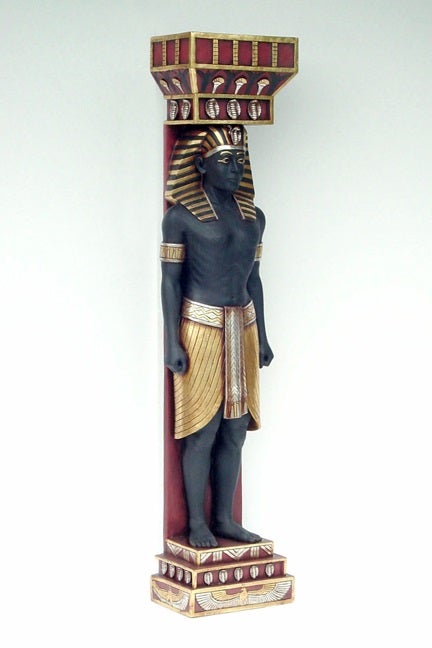Säulengötter Figuren, Säule, Pyramiden, Ägypten, Götter