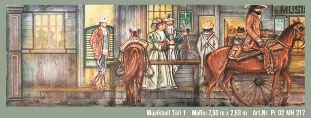 Musikhall Kulisse, Western, Amerika, USA