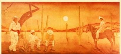 Mexiko Siesta Kulisse, Samarita, Mexico, Sombrero – 2