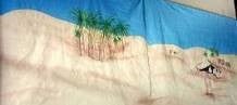 Wüste Oasen Kulisse, Afrika, Orient, Bühnenbild, Orientalisch