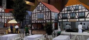 Fachwerk Fassaden, Buffetstand, Fachwerk, Fachwerkhaus, Marktstand – 2