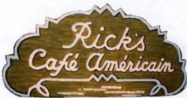 Casablanca Ricks Cafe Lauflicht, Leuchtreklame, Werbung, Film, Hollywood