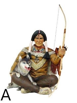 Indianer Figur, Western, Husky, Wüste, Cowboy, Wilder Westen – 2