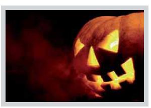 Halloween Kulissen, Bühnenbild, Kürbis, Schloss, Gruselschloss – 2