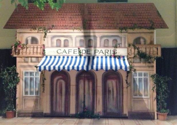 Frankreich, Café, Kulisse, Kulissenfassade, Fassade, Haus – 2