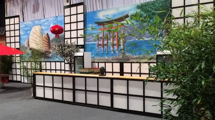 Paravent - China - Japan - Asien - Dekoration - Event – 2